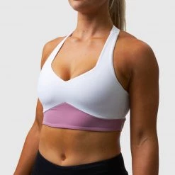Born Primitive New Arrivals The Bella Bra (White/Bubblegum)