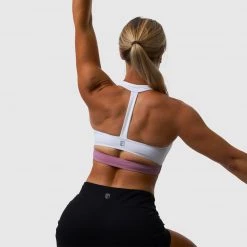 Born Primitive New Arrivals The Bella Bra (White/Bubblegum)