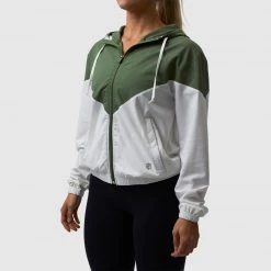 Born Primitive The Ohana Jacket (White/Basil) New Arrivals