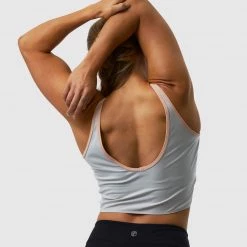 Born Primitive Gratitude Crop Tank (Cloud)