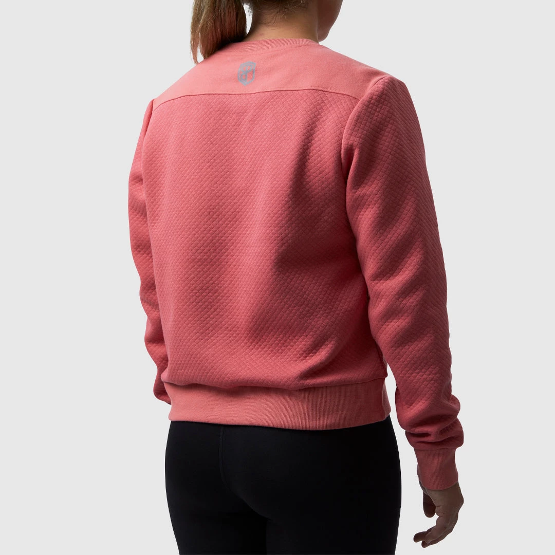 Born Primitive Limited Edition Female Waffle Crewneck Pullover (Rose Blossom) 4 Born Primitive Limited Edition Female Waffle Crewneck Pullover (Rose Blossom)