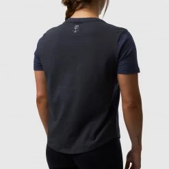 Born Primitive GRIT Crop Tee (Black/Charcoal)