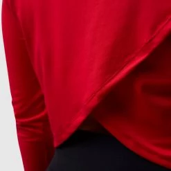 Born Primitive Cross You Off Cropped Long-Sleeve (Lava)