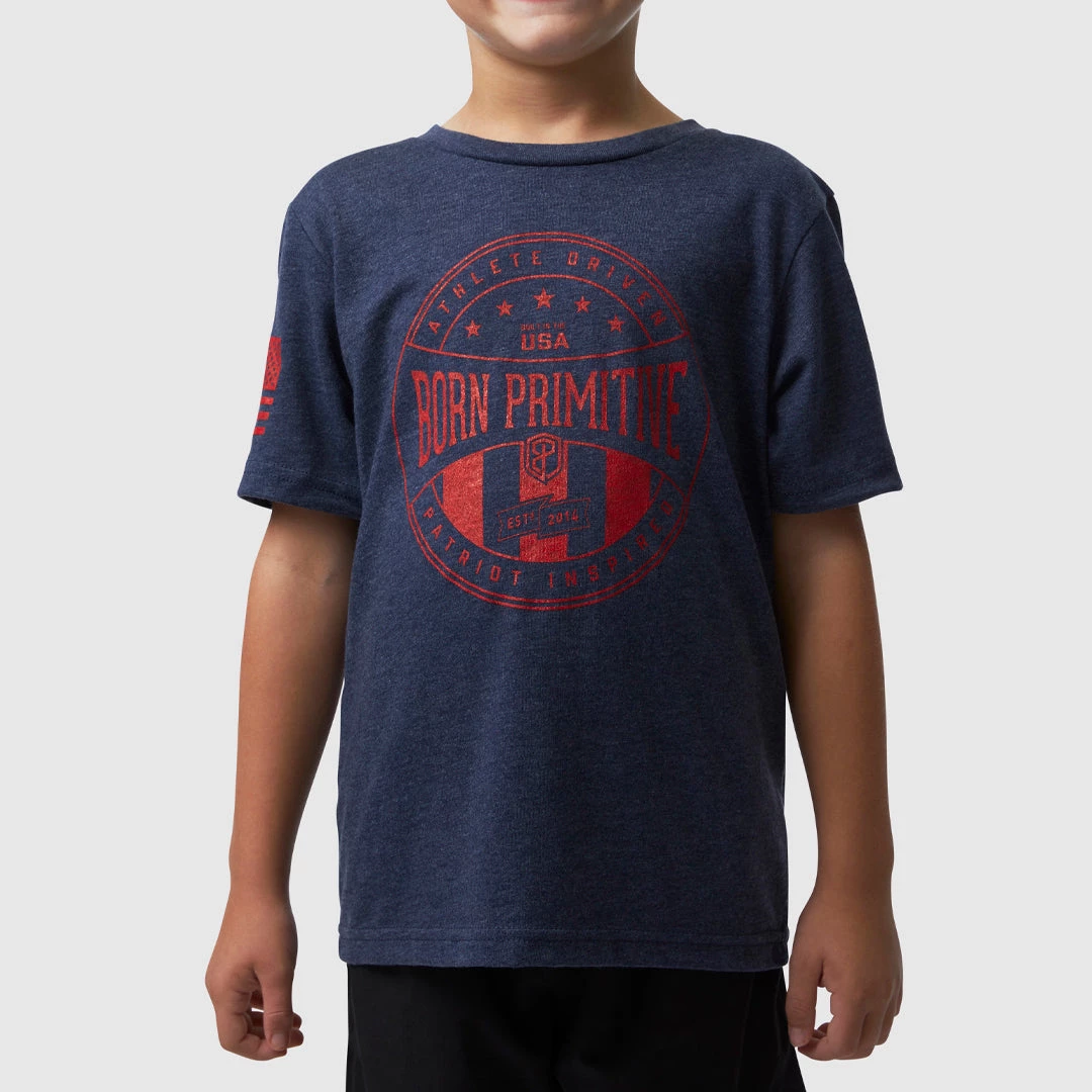 Born Primitive Kids Athlete Driven T-Shirt (Midnight Navy) 5 Born Primitive Kids Athlete Driven T-Shirt (Midnight Navy)