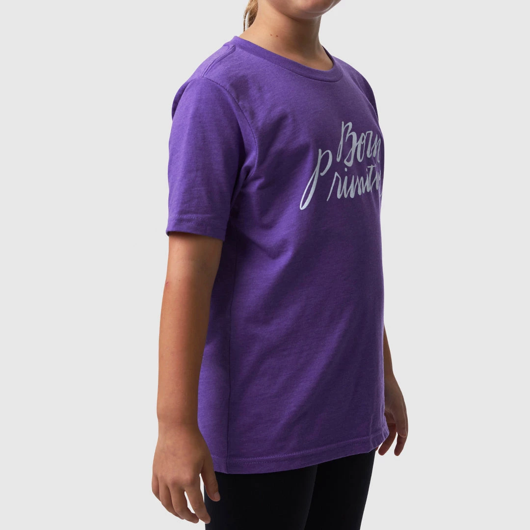 Born Primitive Kids Brand Calligraphy T-Shirt (Purple Rush) 6 Born Primitive Kids Brand Calligraphy T-Shirt (Purple Rush)