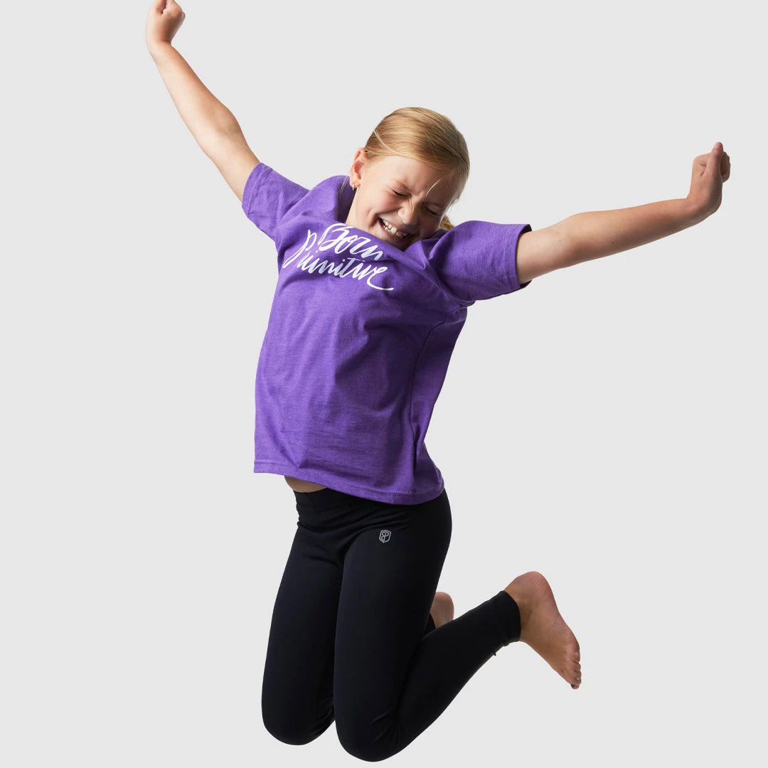 Born Primitive Kids Brand Calligraphy T-Shirt (Purple Rush) 7 Born Primitive Kids Brand Calligraphy T-Shirt (Purple Rush)