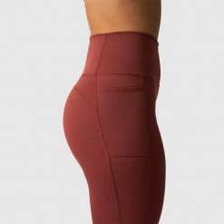 Born Primitive The Rise Leggings (Brick Red)