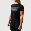 Born Primitive Neon Rainbow Crop Tee (Black) 2 Born Primitive Neon Rainbow Crop Tee (Black)