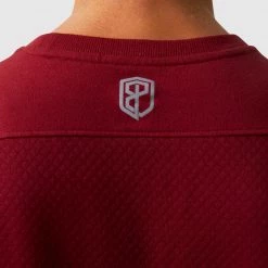 Born Primitive Limited Edition Male Waffle Crewneck Pullover (Mahogany)