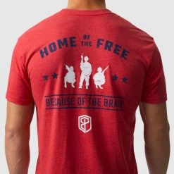 Born Primitive The American Protector 2.0 T-Shirt (Red)