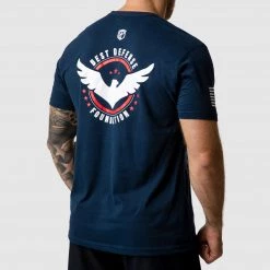 Born Primitive New Arrivals Best Defense Foundation Logo Tee (Midnight Navy)