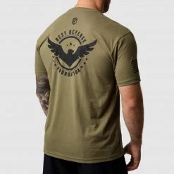 Born Primitive Best Defense Foundation Logo Tee (Military Green)
