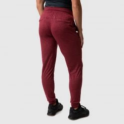 Born Primitive Maternity Rest Day Athleisure Joggers (Maroon)