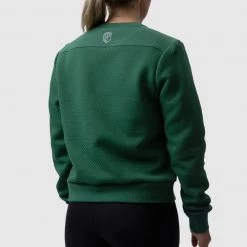 Born Primitive Female Waffle Crewneck Pullover (Evergreen)