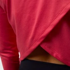 Born Primitive Limited Edition Cross You Off Cropped Long Sleeve (Fiery Rose)