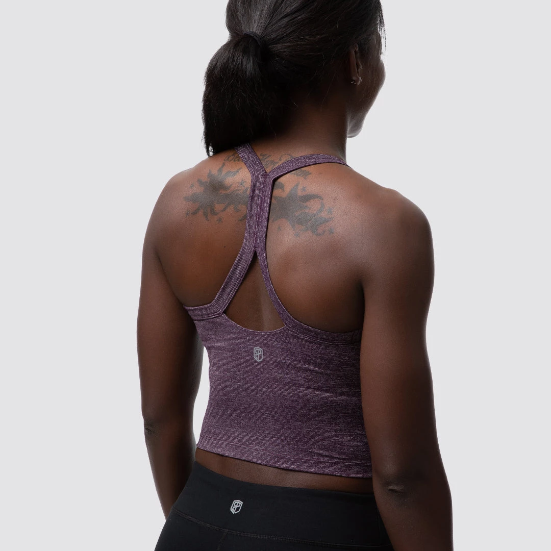 Born Primitive Your New Favorite Tank Sports Bra (Heather Plum) 5 Born Primitive Your New Favorite Tank Sports Bra (Heather Plum)