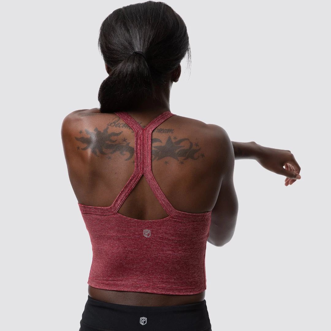 Born Primitive Your New Favorite Tank Sports Bra (Heather Wine) Limited Edition 4 Born Primitive Your New Favorite Tank Sports Bra (Heather Wine) Limited Edition
