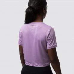 Born Primitive Free Spirit Athleisure Crop Tee (Wild Orchid)