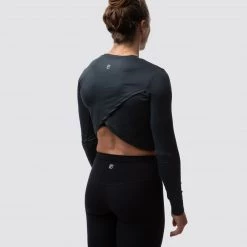 Born Primitive Cross You Off Cropped Long Sleeve (Black)