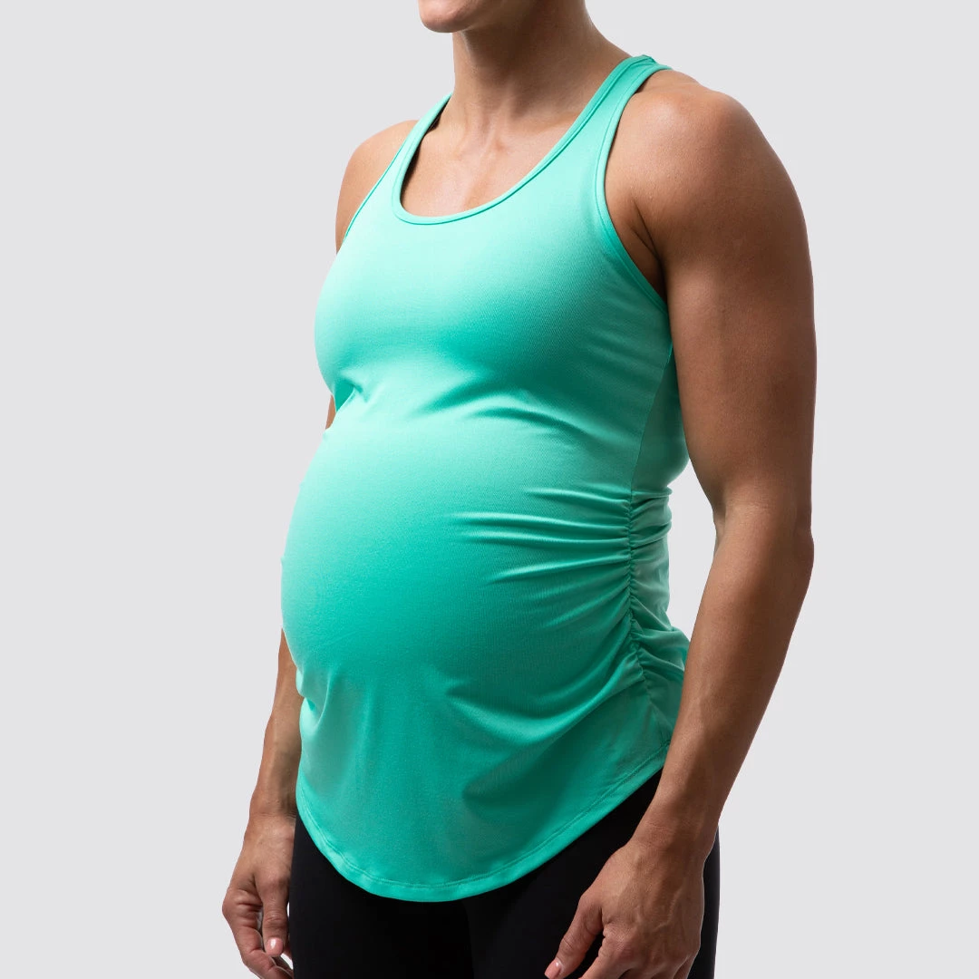 Born Primitive Maternity Staple Tank (Teal) 3 Born Primitive Maternity Staple Tank (Teal)
