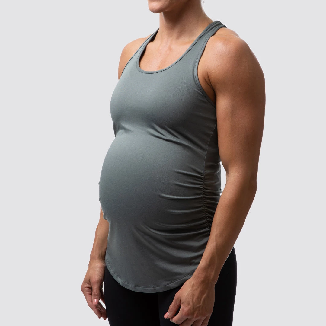 Born Primitive Tops Maternity Staple Tank (Slate) 3 Born Primitive Tops Maternity Staple Tank (Slate)