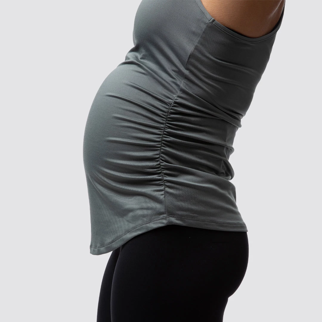 Born Primitive Tops Maternity Staple Tank (Slate) 5 Born Primitive Tops Maternity Staple Tank (Slate)