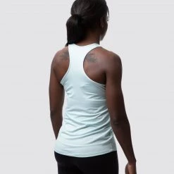 Born Primitive T-Shirts & Tanks Floral Calligraphy Staple Tank (Sky Blue)