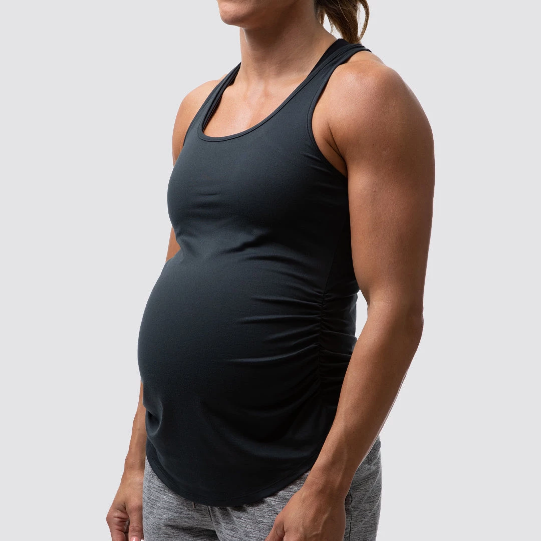 Born Primitive Maternity Staple Tank (Black) Athleisure 3 Born Primitive Maternity Staple Tank (Black) Athleisure