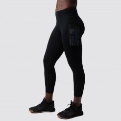 Born Primitive Rise & Grind Capris (Thin Blue Line Gunmetal)