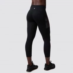 Born Primitive Rise & Grind Capris (Thin Red Line Gunmetal) Leggings