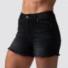 Born Primitive FLEX Stretchy Jean Shorts (Black Denim)