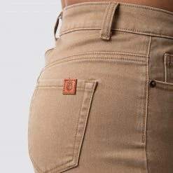 Born Primitive FLEX Stretchy Jean Shorts (Khaki) Athleisure