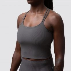 Born Primitive Limitless Sports Bra (Dark Grey)