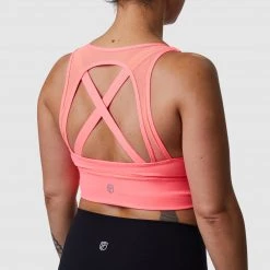 Born Primitive New Arrivals X-Factor Full Throttle Sports Bra (Coral)