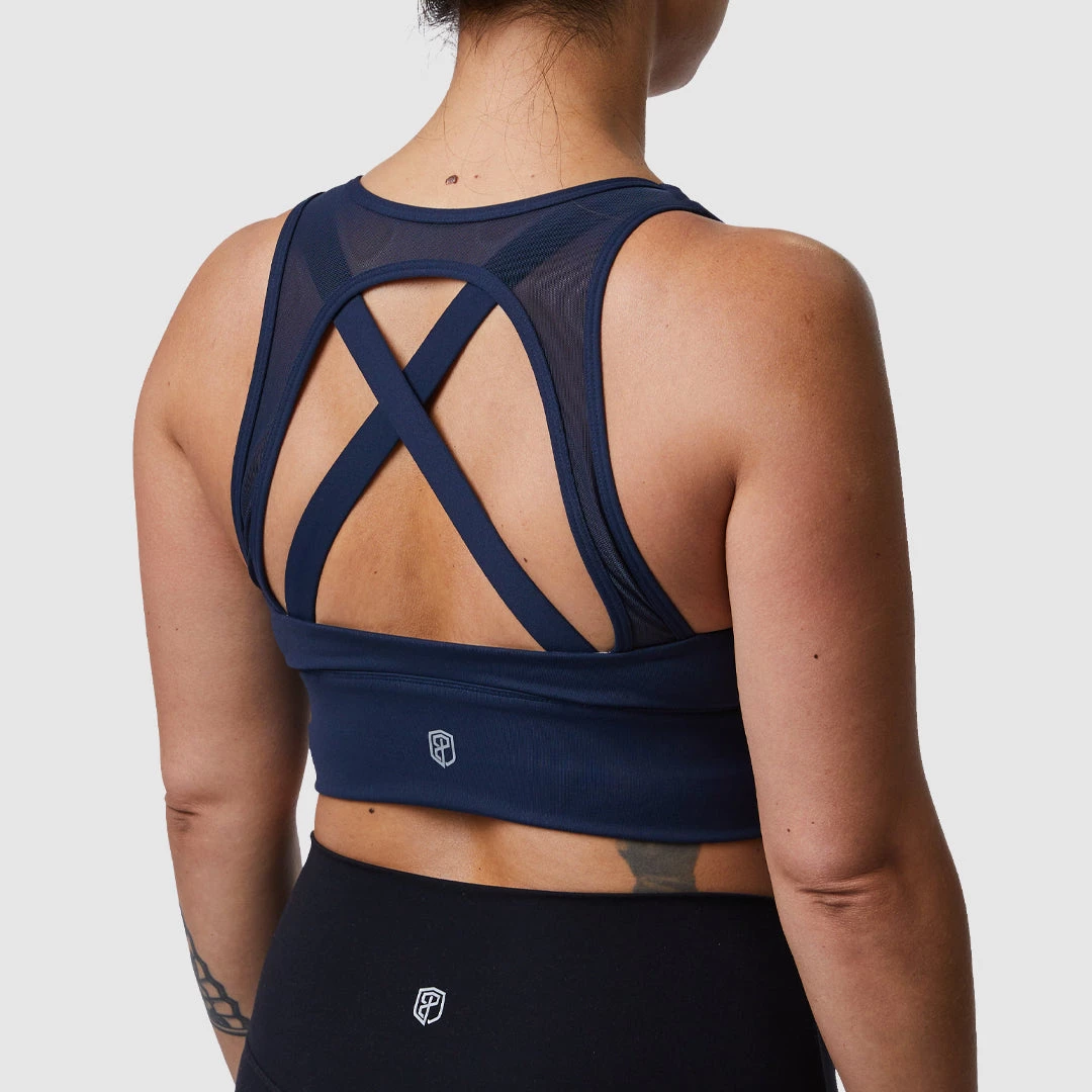 Born Primitive New Arrivals X-Factor Full Throttle Sports Bra (Navy) 3 Born Primitive New Arrivals X-Factor Full Throttle Sports Bra (Navy)