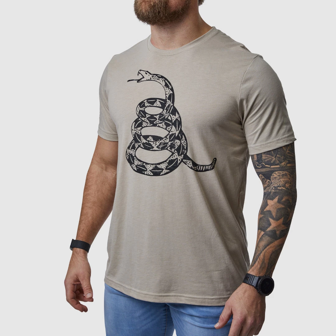 Born Primitive Gadsden Flag Tee (Don't Tread On Me-Tan) 3 Born Primitive Gadsden Flag Tee (Don't Tread On Me-Tan)