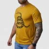 Born Primitive Patriotic Gadsden Flag Tee (Don't Tread On Me-Mustard)