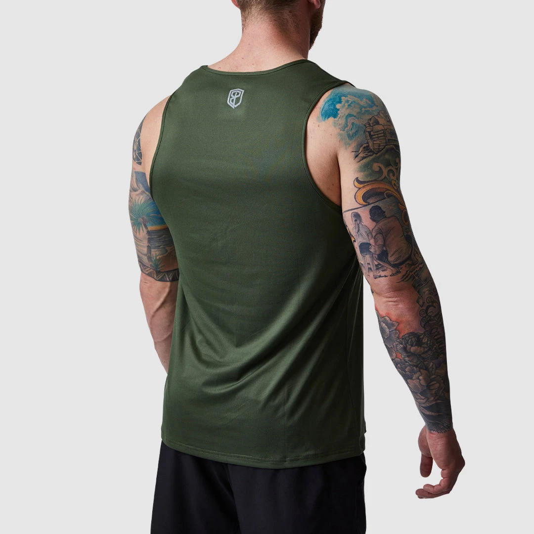 Born Primitive The Athleisure Pocket Tank (Tactical Green- Ash) 4 Born Primitive The Athleisure Pocket Tank (Tactical Green- Ash)