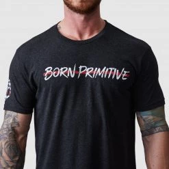 Born Primitive The Valor Tee (Thin Red Line)