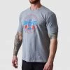 Born Primitive T-Shirts & Tanks Athlete Driven T-Shirt (Dark Heather Grey- Americana)