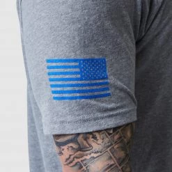 Born Primitive T-Shirts & Tanks Athlete Driven T-Shirt (Dark Heather Grey- Americana)