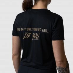 Born Primitive New Arrivals Iron Savage Crop Tee (Black)