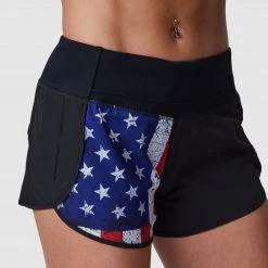 Born Primitive Patriotic Free Flow Shorts (Undefeated)