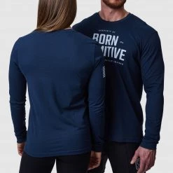 Athleisure Property Of Born Primitive Long Sleeve Tee (Midnight Navy)