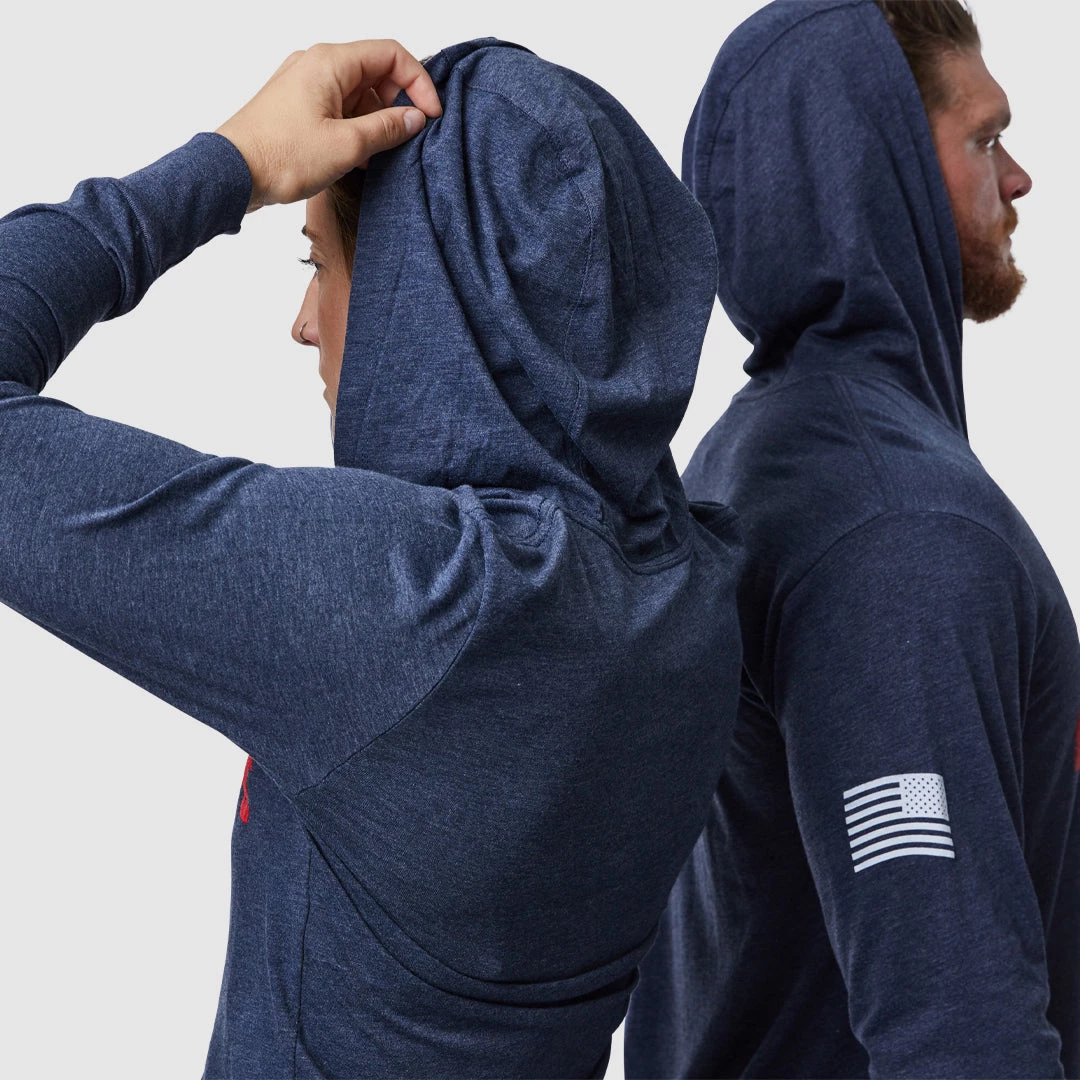 Born Primitive The Brand T-Shirt Unisex Hoodie (Navy) Athleisure 5 Born Primitive The Brand T-Shirt Unisex Hoodie (Navy) Athleisure