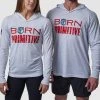 Born Primitive Tops The Brand T-Shirt Unisex Hoodie (Heather White)