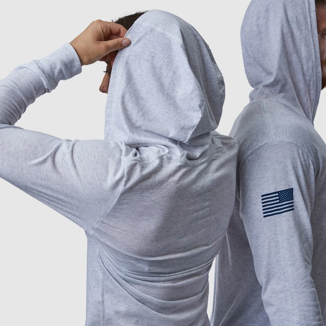 Born Primitive Tops The Brand T-Shirt Unisex Hoodie (Heather White) 5 Born Primitive Tops The Brand T-Shirt Unisex Hoodie (Heather White)