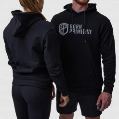 Born Primitive Athleisure Unmatched Unisex Hoodie (Brand Strength-Black)