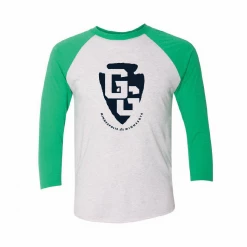Born Primitive Arrowhead GG Unisex Raglan (Granite Games-Envy/White) Clearance Vault