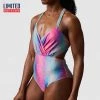 Born Primitive Isle One Piece Swimsuit (Fluorescent Festival)